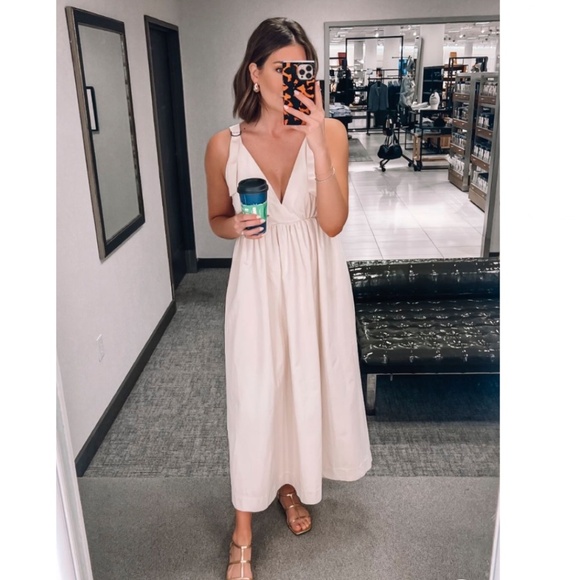 Le' AL.X Sleeveless V-Neck Side Pocket Dress - Size S - NWOT - Picture 4 of 10